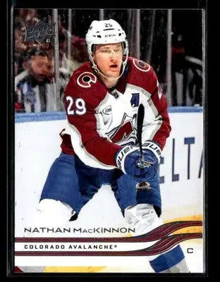 2025-26 Upper Deck #42 Nathan MacKinnon - Hockey Card Single