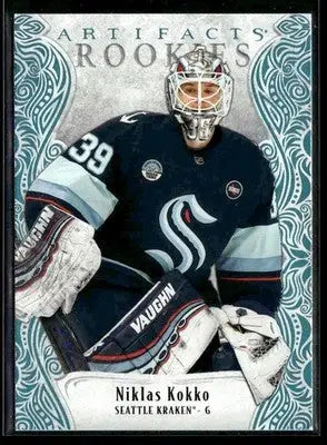 2025-26 Upper Deck Artifacts Niklas Kokko #190 Sky Blue Seattle Kraken