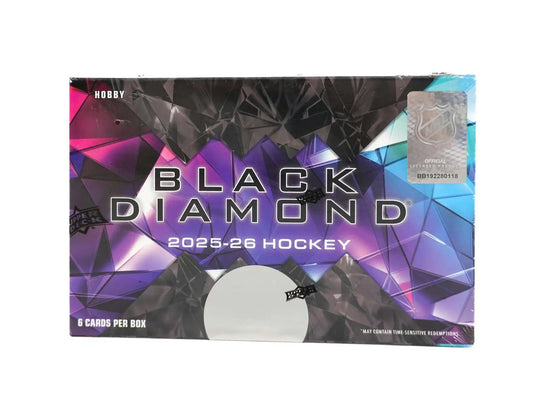2025-26 Upper Deck Black Diamond Hockey Hobby Box | Columbia Sports Cards - Sports Card Hobby Boxes
