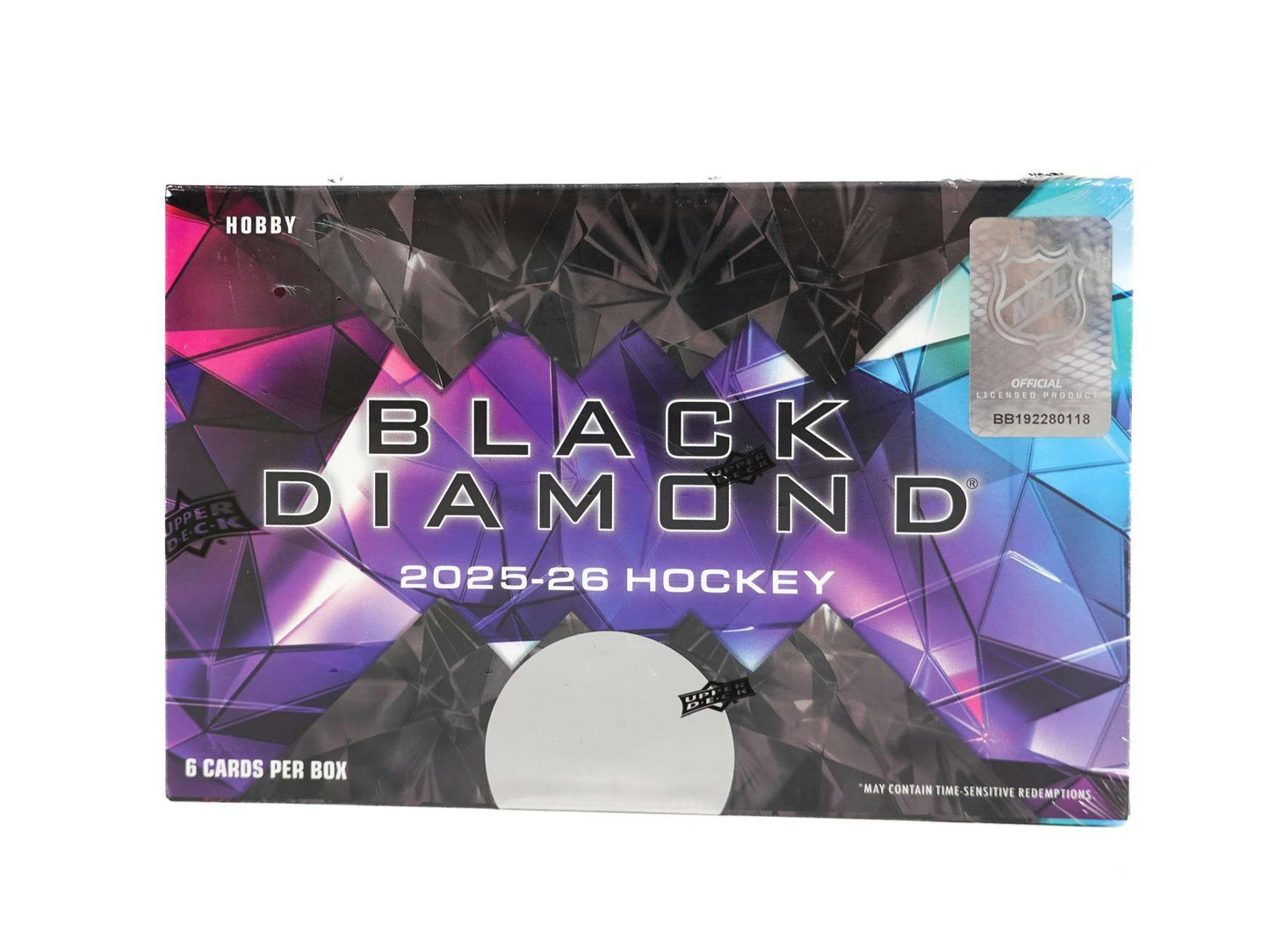 2025-26 Upper Deck Black Diamond Hockey Hobby Box | Columbia Sports Cards