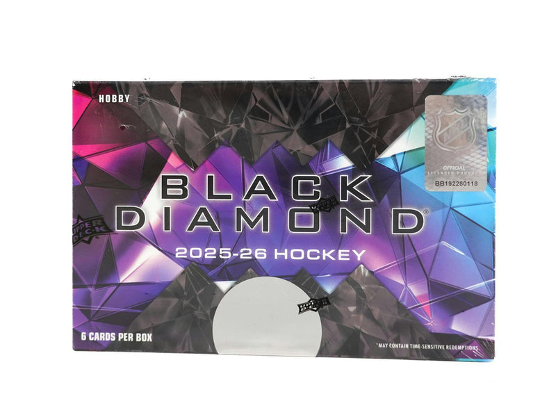 2025-26 Upper Deck Black Diamond Hockey Hobby Box | Columbia Sports Cards