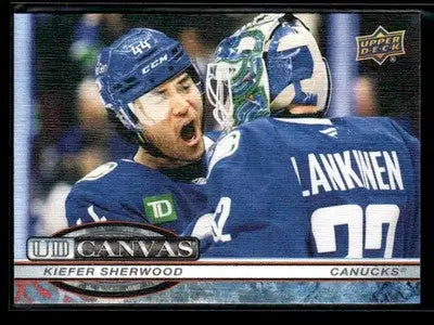 2025-26 Upper Deck #C-82 Kiefer Sherwood UD Canvas - Hockey Card Single