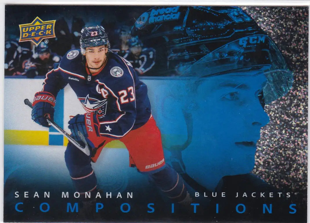 2025-26 Upper Deck #CMP-3 Sean Monahan Compositions Columbus Blue Jackets - Hockey Card Single