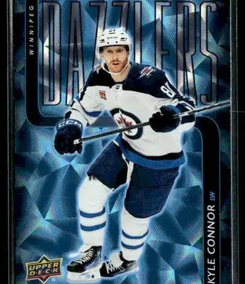2025-26 Upper Deck #DZ-29 Kyle Connor Dazzlers Blue - Hockey Card Single