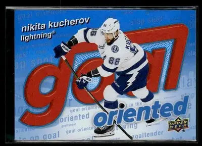 2025-26 Upper Deck #GO-20 Nikita Kucherov Goal Oriented - Hockey Card Single