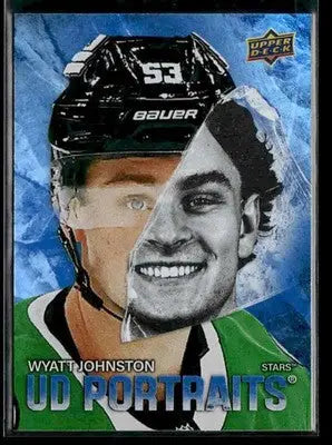 2025-26 Upper Deck #P-11 Wyatt Johnston UD Portraits - Hockey Card Single