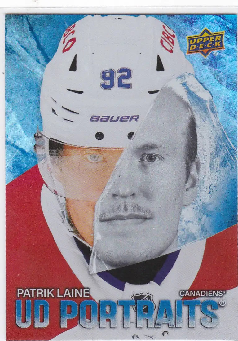 2025-26 Upper Deck #P-13 Patrik Laine Portraits Montreal Canadiens - Hockey Card Single