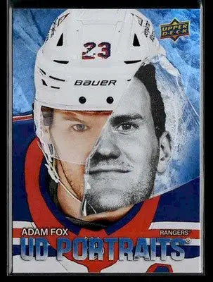 2025-26 Upper Deck #P-2 Adam Fox UD Portraits - Hockey Card Single