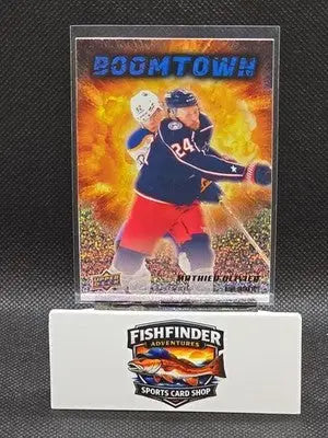 2025-26 Upper Deck Series 2 - Boomtown Mathieu Olivier #BT-5 Speckle - Hockey Card Single