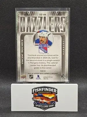 2025-26 Upper Deck Series 2 - Dazzlers Vincent Trocheck #DZ-84 Red - Hockey Card Single