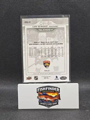 2025-26 Upper Deck Series 2 - O-Pee-Chee Glossy Sam Reinhart #OG-41 Gold - Hockey Card Single