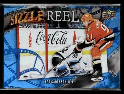2025-26 Upper Deck #SR-17 Leo Carlsson Sizzle Reel - Hockey Card Single