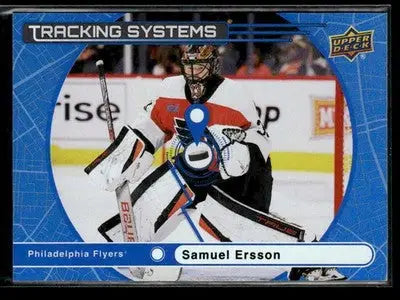 2025-26 Upper Deck #TS-18 Samuel Ersson Tracking Systems - Hockey Card Single