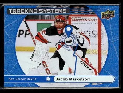 2025-26 Upper Deck #TS-3 Jacob Markstrom Tracking Systems - Hockey Card Single