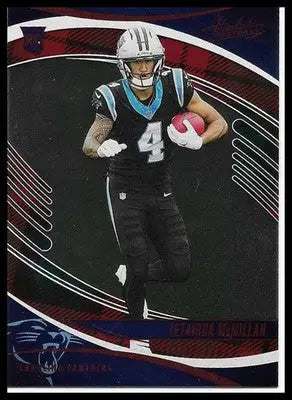 2025 Absolute #183 Tetairoa McMillan Blue Parallel RC Carolina Panthers - Football Card Single
