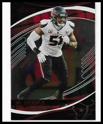 2025 Absolute #24 Will Anderson Jr. Black Parallel Houston Texans EDGE