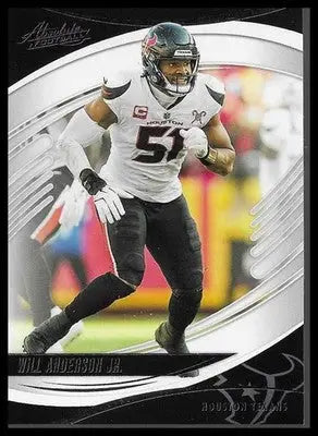 2025 Absolute #24 Will Anderson Jr. Retail Houston Texans Star DE Football Card