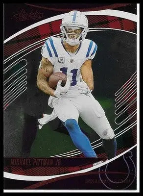 2025 Absolute #31 Michael Pittman Jr. Purple Parallel Indianapolis Colts WR