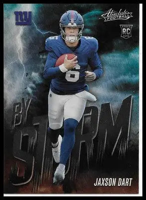 2025 Absolute #7 Jaxson Dart By Storm Rookie RC New York Giants