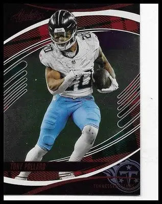 2025 Absolute #89 Tony Pollard Purple Parallel Tennessee Titans RB