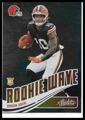 2025 Absolute #RW-QJS Quinshon Judkins Rookie Wave RC Cleveland Browns