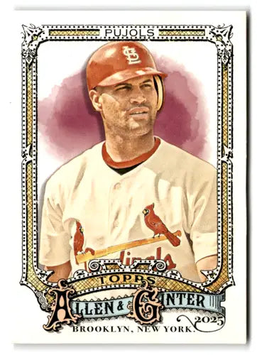 2025 Allen & Ginter #1 Albert Pujols NM Near Mint Cardinals ID:81567 - Baseball Card Single
