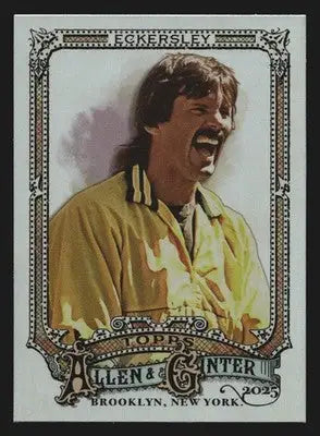2025 Allen & Ginter #316 Dennis Eckersley Silver Portrait SP HOF - Baseball Card Single