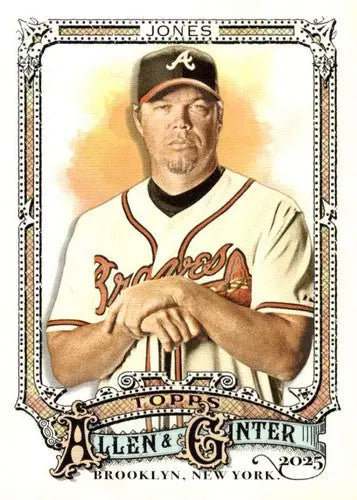 2025 Allen & Ginter #36 Chipper Jones NM Near Mint Braves ID:81570 - Baseball Card Single