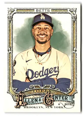 2025 Allen & Ginter #80 Mookie Betts NM Near Mint Dodgers ID:81571 - Baseball Card Single