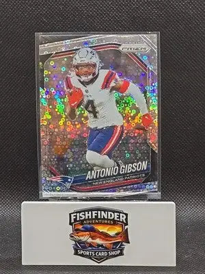 2025 Antonio Gibson Panini Football No Huddle Prizm #224 New England Patriots - Football Card Single
