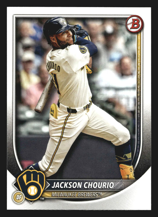 2025 Bowman #11 Jackson Chourio Milwaukee Brewers - Baseball Card Single