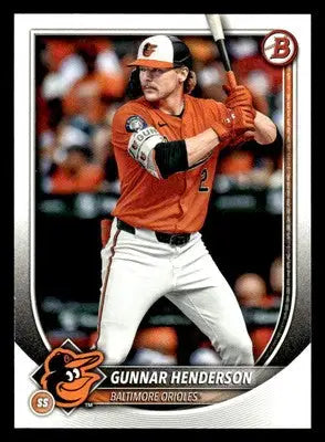 2025 Bowman #2 Gunnar Henderson - Baseball Card Single