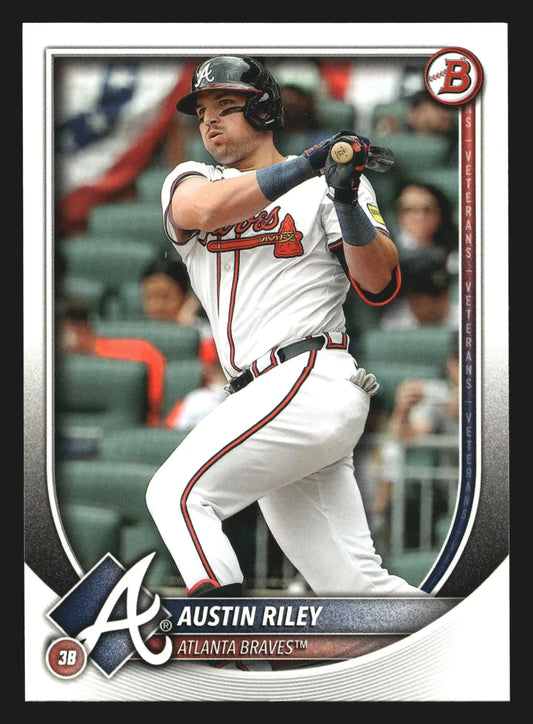 2025 Bowman #32 Austin Riley Atlanta Braves - Baseball Card Single