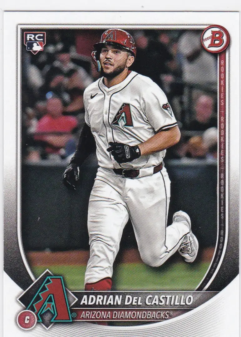 Adrian Del Castillo baseball card from 2025 Bowman Castillo RC Arizona Diamondbacks