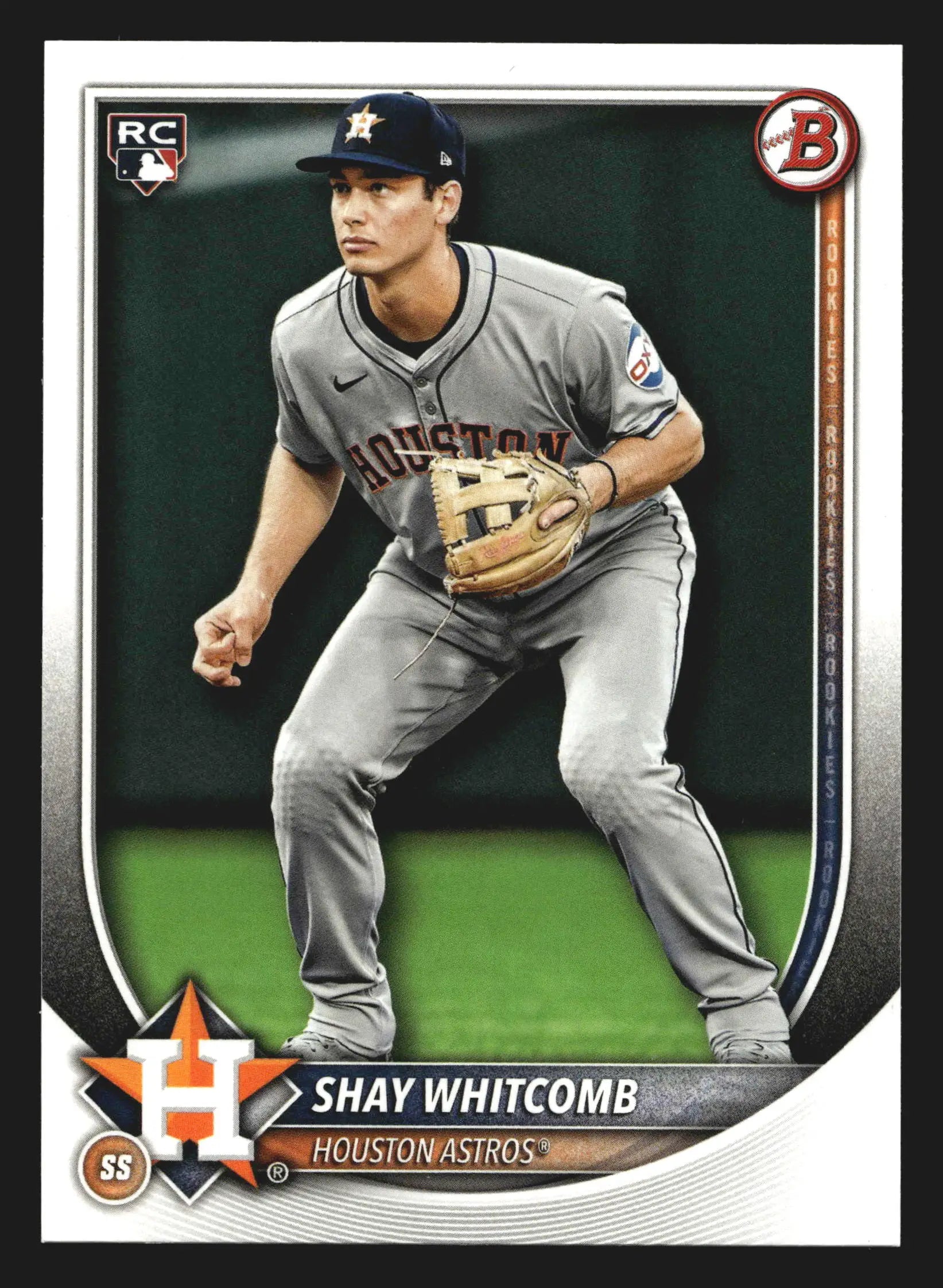 2025 Bowman #47 Shay Whitcomb Houston Astros RC - Baseball Card Single