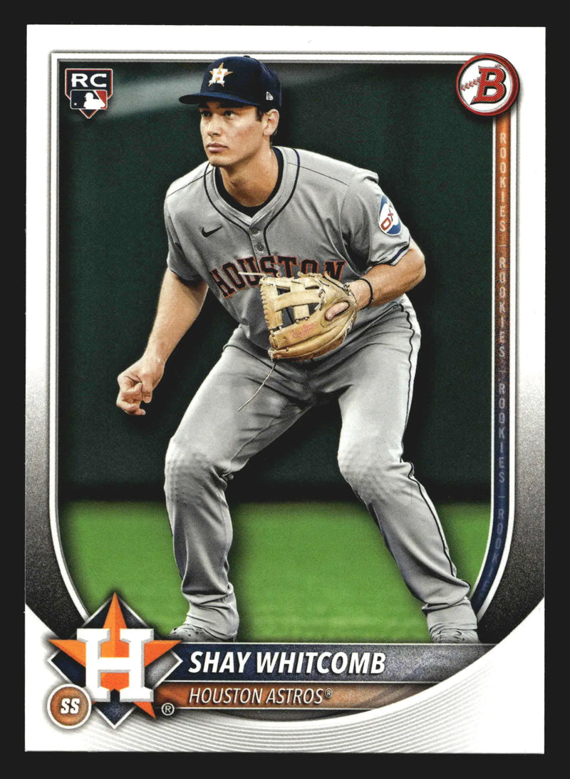 2025 Bowman #47 Shay Whitcomb Houston Astros RC - Baseball Card Single
