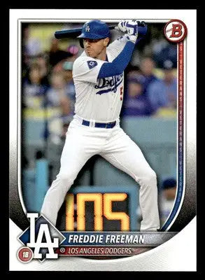 2025 Bowman #5 Freddie Freeman - Baseball Card Single