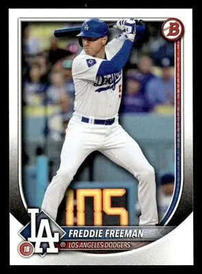2025 Bowman #5 Freddie Freeman - Baseball Card Single