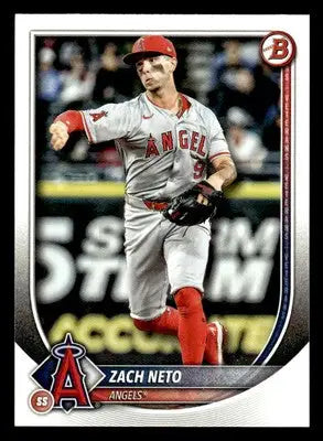 2025 Bowman #55 Zach Neto - Baseball Card Single