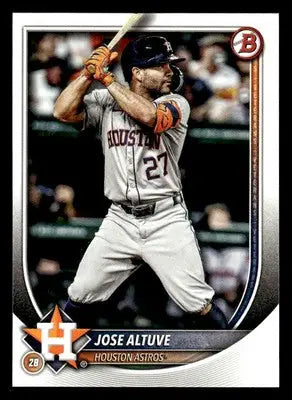 2025 Bowman #63 Jose Altuve - Baseball Card Single