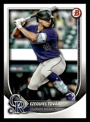 2025 Bowman #84 Ezequiel Tovar - Baseball Card Single