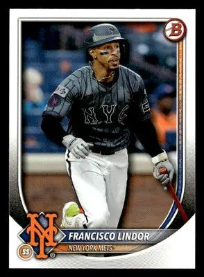 2025 Bowman #86 Francisco Lindor - Baseball Card Single
