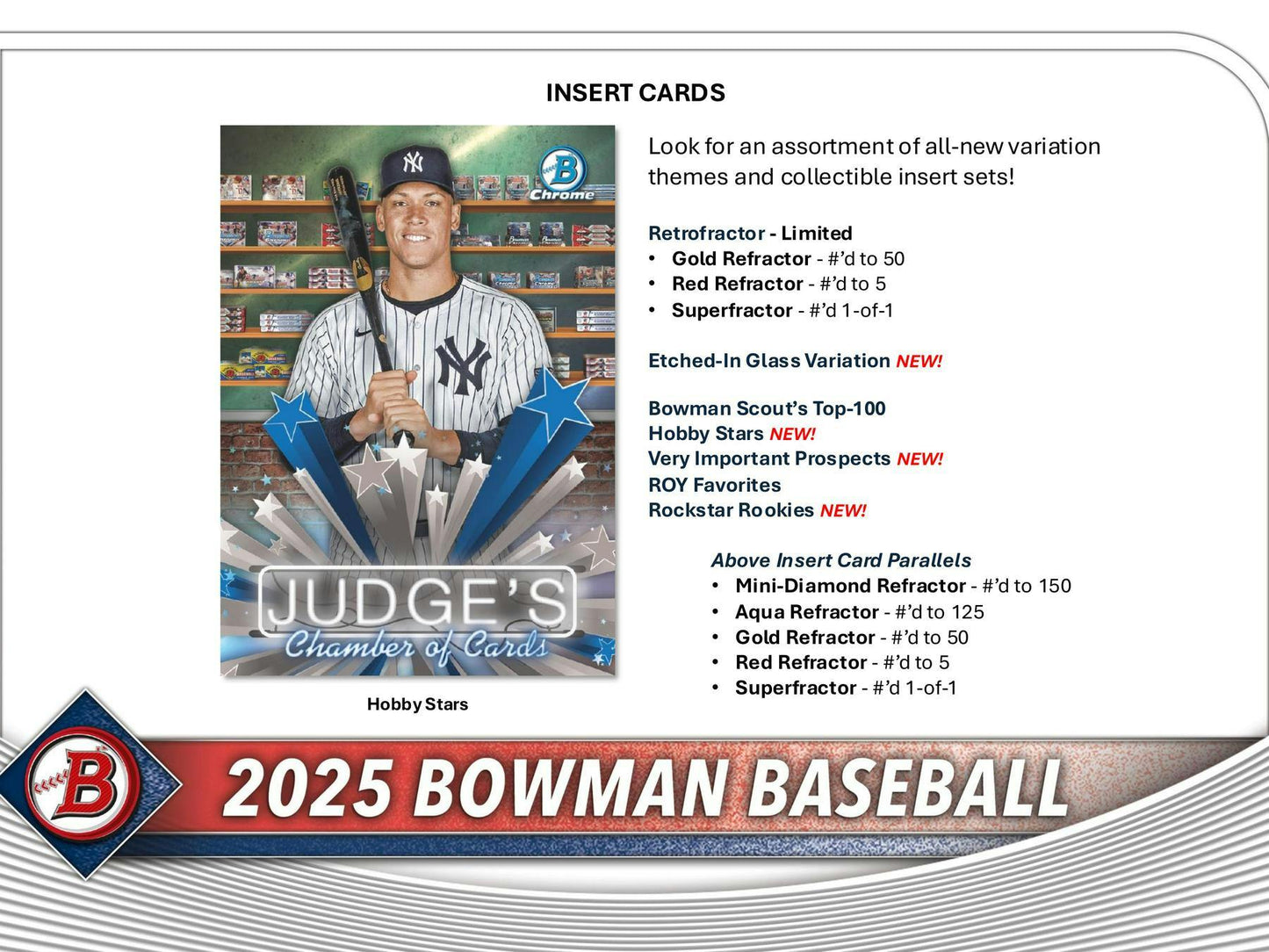2025 Bowman Baseball Hobby Jumbo Box