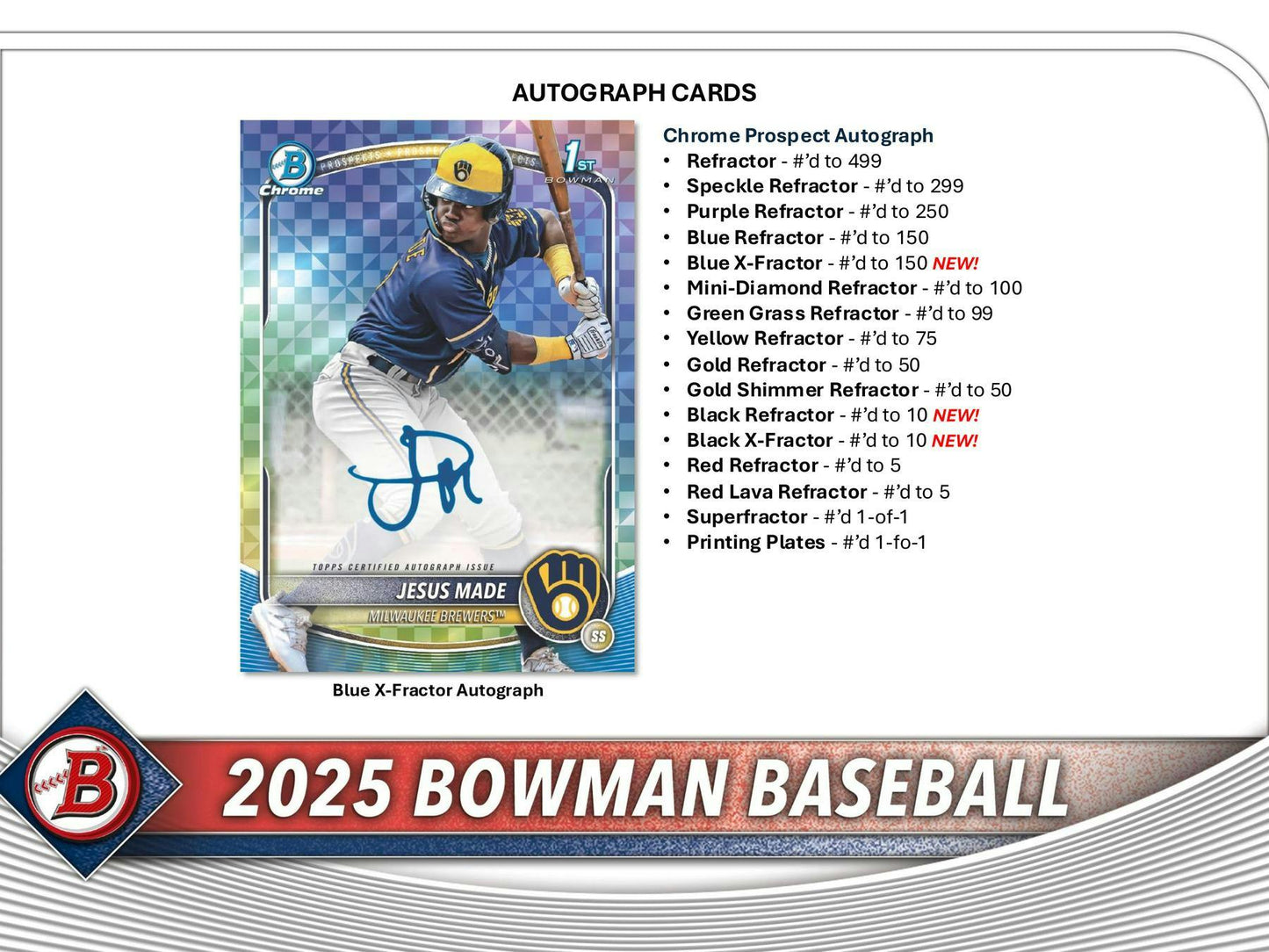 2025 Bowman Baseball Hobby Jumbo Box