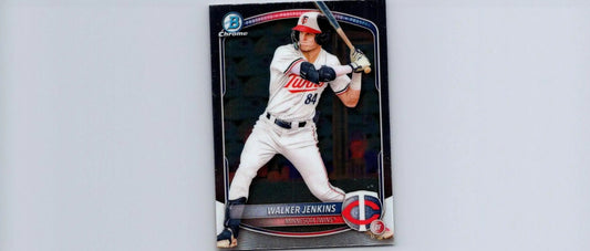Walker Jenkins Chrome baseball card from 2025 Bowman Jenkins Chrome Prospects series