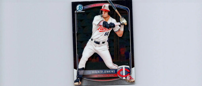 Walker Jenkins Chrome baseball card from 2025 Bowman Jenkins Chrome Prospects series