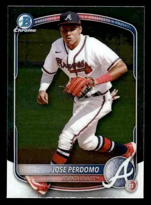 2025 Bowman #BCP-106 Jose Perdomo Chrome Prospects - Baseball Card Single