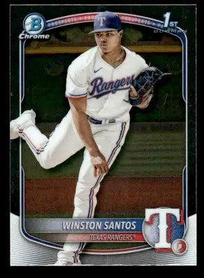 2025 Bowman #BCP-121 Winston Santos Chrome Prospects - Baseball Card Single