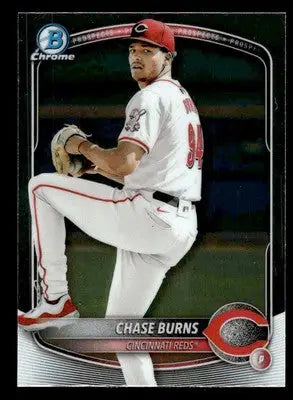 2025 Bowman #BCP-122 Chase Burns Chrome Prospects - Baseball Card Single