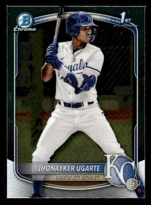 2025 Bowman #BCP-123 Jhonayker Ugarte Chrome Prospects - Baseball Card Single